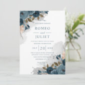 サマーガーデンの花の結婚式 招待状 (スタンド正面)
