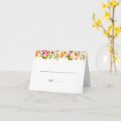 サマーガーデンウォーターフローラ結婚ズ カード (黄色い花)