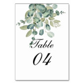 サマーガーデンウォーターフローラ結婚ズ テーブルナンバー (裏面)