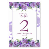 サマーガーデンウォーターフローラ結婚ズ テーブルナンバー (裏面)