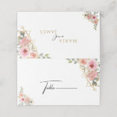サマーガーデンウォーターフローラ結婚ズ プレイスカード (外部開封)