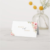 サマーガーデンウォーターフローラ結婚ズ プレイスカード (裏面)