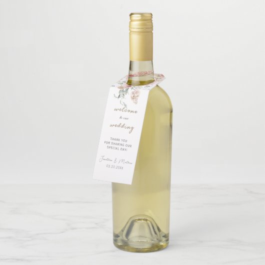 サマーガーデンウォーターフローラ結婚ズ ボトルネックタグ (アングル)