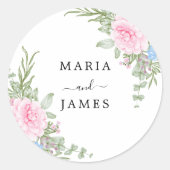 サマーガーデンウォーターフローラ結婚ズ ラウンドシール (正面)