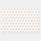 サマーガーデンウォーターフローラ結婚ズ ラッピングペーパーシート (正面)