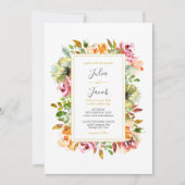 サマーガーデンウォーターフローラ結婚ズ 招待状 (正面)