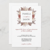 サマーガーデンウォーターフローラ結婚ズ 招待状 (正面/裏面)