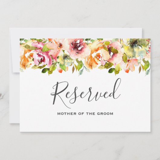 サマーガーデンウォーターフローラ結婚ズ 招待状 (正面)