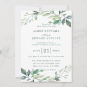 サマーガーデンウォーターフローラ結婚ズ 招待状 (正面)