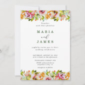 サマーガーデンウォーターフローラ結婚ズ 招待状 (正面)