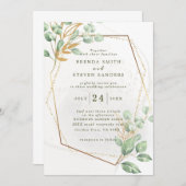 サマーガーデンウォーターフローラ結婚ズ 招待状 (正面/裏面)