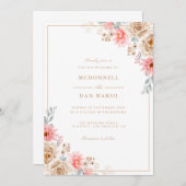 サマーガーデンウォーターフローラ結婚ズ 招待状 (正面/裏面)