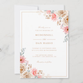 サマーガーデンウォーターフローラ結婚ズ 招待状