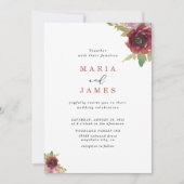 サマーガーデンウォーターフローラ結婚ズ 招待状 (正面)