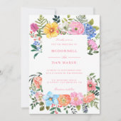 サマーガーデンウォーターフローラ結婚ズ 招待状 (正面)