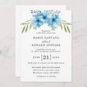 サマーガーデンウォーターフローラ結婚ズ 招待状 (正面/裏面)