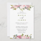 サマーガーデンウォーターフローラ結婚ズ 招待状 (正面)