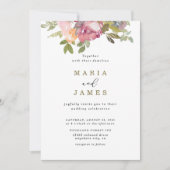 サマーガーデンウォーターフローラ結婚ズ 招待状 (正面)