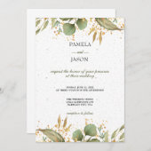 サマーガーデンウォーターフローラ結婚ズ 招待状 (正面/裏面)