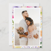 サマーガーデンティーパーティーフローラ&フォト結婚ズ セーブザデート (裏面)