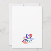 サマーガーデンパーティの招待状 招待状 (裏面)