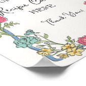 サマーガーデンパーティーパステルフラワーレシピをシェア ポスター (角)