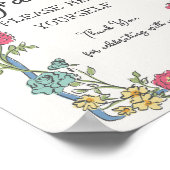 サマーガーデンパーティーブライトフローラの恩恵 ポスター (角)