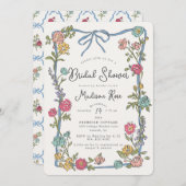 サマーガーデンパーティーブライトフローラブライダルシャワー (正面/裏面)