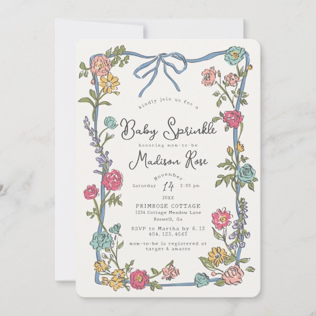 サマーガーデンパーティーブライトフローラベビー散水 (正面)