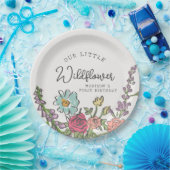 サマーガーデンパーティーブライトフローラ誕生日パーティー ペーパープレート (パーティー)