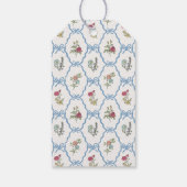 サマーガーデンパーティー ブライト フローラル ブライダルシャワー ギフトタグ (裏面)