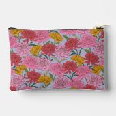 サマーガーデンピンクフローラ花嫁パーソナライズされた婦 アクセサリーポーチ (裏面)