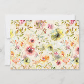 サマーガーデンフローラキンセアニェラフォト招待状 招待状 (裏面)