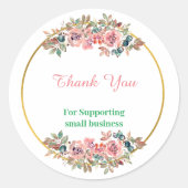 サマーガーデンフローラサンキュークラシックアンラウンド ラウンドシール (正面)