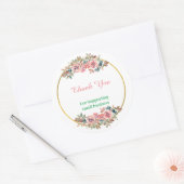 サマーガーデンフローラサンキュークラシックアンラウンド ラウンドシール (封筒)