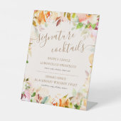 サマーガーデンフローラシグネチャーカクテルサイン 台座サイン (正面)