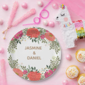 サマーガーデンフローラジョイ ペーパープレート (パーティー)