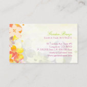 サマーガーデンブリーズ美容師 名刺 (裏面)