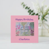 サマーガーデンベンチフラットカード (スタンド正面)