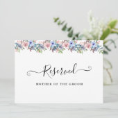 サマーガーデン水彩フラワー予約サイン 招待状 (スタンド正面)