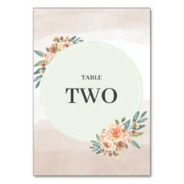 サマーガーデン結婚フローラ テーブルナンバー