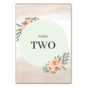 サマーガーデン結婚フローラ テーブルナンバー (裏面)