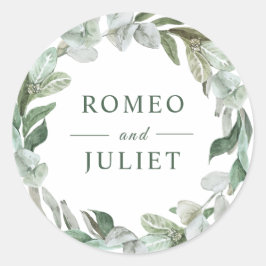 サマーガーデン結婚フローラ ラウンドシール