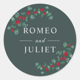 サマーガーデン結婚フローラ ラウンドシール