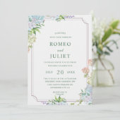 サマーガーデン結婚フローラ 招待状 (スタンド正面)