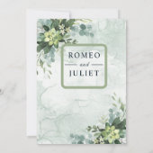 サマーガーデン結婚フローラ 招待状 (裏面)