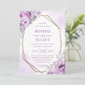 サマーガーデン結婚フローラ 招待状 (スタンド正面)