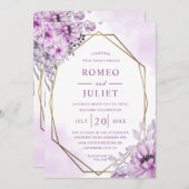 サマーガーデン結婚フローラ 招待状 (正面/裏面)