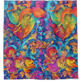 サマーガーデン シャワーカーテン (正面)