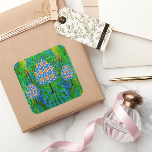 サマーガーデン スクエアシール (ギフト)